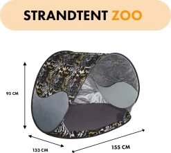 Deryan Luxe Pop Up Strandtent - Anti-UV 50+ - Zoo -Campingwinkel 1200x1076