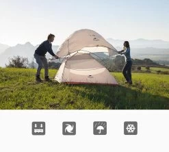 Cloud Up 1 Upgraded - Naturehike® - 1 Persoons Tent - Lichtgewicht Tent - Incl. Grondzeil - 210T 3000mm - Outdoor - Waterdicht - Hiking & Wandelen -Campingwinkel 1200x1080