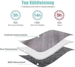 HN® Lunchtas Grijs Pijlen, Geïsoleerde Koeltas, Lekvrij, Extra Grote Opening Voor De Lunch Box, 25×16,5×26cm Design Heren En Dames 13 HN® Lunchtas Grijs Pijlen, Geïsoleerde Koeltas, Lekvrij, Extra Grote Opening Voor De Lunch Box, 25×16,5×26cm Design Heren En Dames -Campingwinkel 1200x1083 8