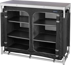 Campart Campingkeuken KI-0734 - Campingkast Groot - 4 Verstelbare Poten - Opvouwbaar En Lichtgewicht - Inclusief Opbergtas - Grijs -Campingwinkel 1200x1105 3