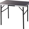 Redcliffs Campingtafel Zwart - 75 X 55 X 25/60cm