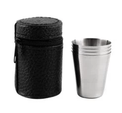6x Rvs Shot Bekertjes - Borrelglaasjes - Thee/ Koffie Beker - Shotjes Met Leren Case - Bekers 30 ML -Campingwinkel 1200x1111 25