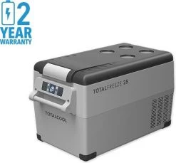 Totalcool Totalfreeze - 35 - Camping Koel/vries Box - 12/24/230 V - 45 Watt- Fluisterstill -Campingwinkel 1200x1114 1