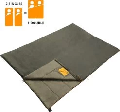 Dutch Mountains Slaapzak Vlieland XL - Grote Katoenen 210 X 80cm Lichtgewicht - Incl. Tasje En Tochtstrip -Comfortzone: 5-8 Graden- -Campingwinkel 1200x1116 1