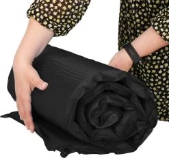 Springos Slaapmat | Zelfopblazend | 180 Cm | Inclusief Hoes | Zwart -Campingwinkel 1200x1121