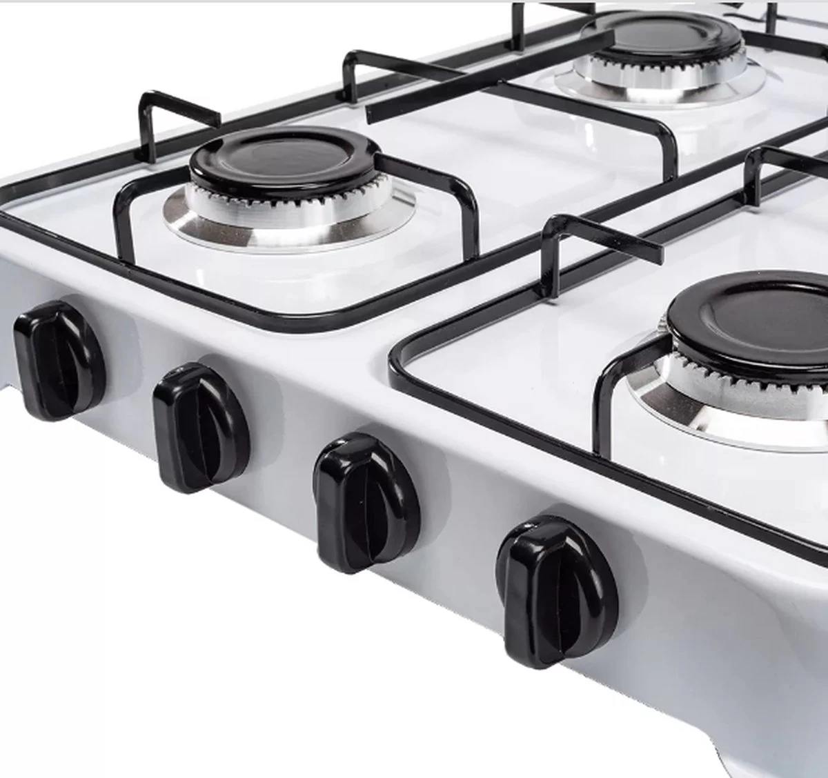 SMH LINE® Gas Kooktoestel 4 Pits - Camping Kooktoestel - Gaskomfoor - Incl. Gasslang Set 4 SMH LINE® Gas Kooktoestel 4 Pits - Camping Kooktoestel - Gaskomfoor - Incl. Gasslang Set - Afbeelding 4