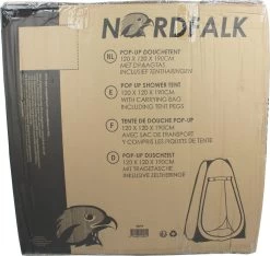 NordFalk Douchetent Pop-up 190 Cm - Camping Douche - Omkleedtent - Incl. Tentharingen En Draagtas - Groen -Campingwinkel 1200x1135