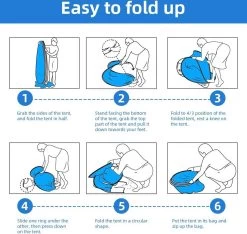 IGOODS Pop-up Tent - 2/3-Persoons - Blauw 10 IGOODS Pop-up Tent - 2/3-Persoons - Blauw -Campingwinkel 1200x1137 2