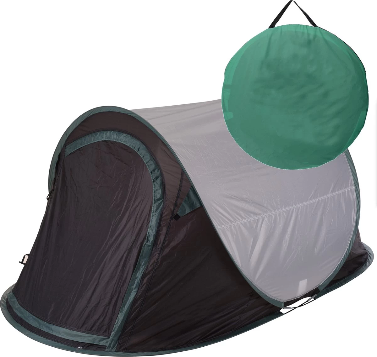JEMIDI Tweepersoons Pop-up Tent - Opgooitent, Werptent Voor 2 Personen - Ideaal Als Festivaltent Of Kampeertent - Verschillende Kleuren 7 JEMIDI Tweepersoons Pop-up Tent - Opgooitent, Werptent Voor 2 Personen - Ideaal Als Festivaltent Of Kampeertent - Verschillende Kleuren - Afbeelding 7