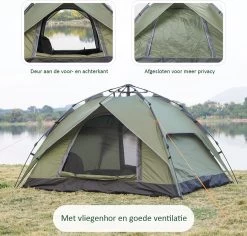 Sens Design Pop Up Tent - Tent - 2-3 Personen -Campingwinkel 1200x1146