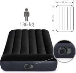 Intex Pillow Rest Classic Twin Luchtbed - 1-persoons - 99x191x25cm -Campingwinkel 1200x1148 2