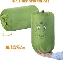 Dutch Mountains Kinderslaapzak Nijlpaard - 170 X 70cm Polyester - Zacht Lichtgewicht – Opberghoes -Campingwinkel 1200x1150 1