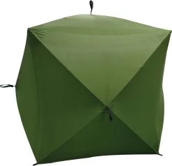 FisherPro Karpertent Met Stormcover – Vistent – Tent - Bescherming Tegen Zon En Wind – 100% Waterdichte Stormhoes – Met Handige Meeneemtas – Ook Geschikt Als Strandtent Of Festivaltent – Extra Veiligheid En Warmte Door Stormcover