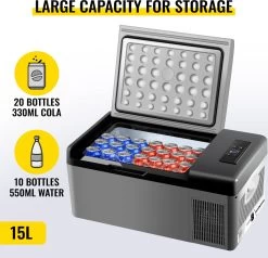 VEVOR - Coolbox - Koelbox 15L - Elektrische Coolbox - Draagbare Mini Koelkast - Draagbare Auto Vriezer 12/24Volt 9 VEVOR - Coolbox - Koelbox 15L - Elektrische Coolbox - Draagbare Mini Koelkast - Draagbare Auto Vriezer 12/24Volt -Campingwinkel 1200x1155 17