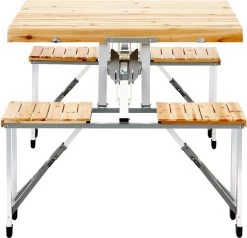 CAMPZ Fir Wood Picknicktafel, Bruin/grijs -Campingwinkel 1200x1158 3