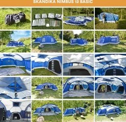 Skandika Nimbus Sleeper 12 Tent – Koepeltenten – 12 Persoons Familietent - Campingtent – Muggengaas – Sleeper Technology (3 Extra Donkere Slaapcabines) – 760 X 630 X 215 Cm (LxBxH) – 5000 Mm Waterkolom – Camping, Tuin – Kamperen – Blauw/wit 15 Skandika Nimbus Sleeper 12 Tent – Koepeltenten – 12 Persoons Familietent - Campingtent – Muggengaas – Sleeper Technology (3 Extra Donkere Slaapcabines) – 760 X 630 X 215 Cm (LxBxH) – 5000 Mm Waterkolom – Camping, Tuin – Kamperen – Blauw/wit -Campingwinkel 1200x1162 1
