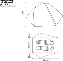 Expedition Tent T2 - Donker Groen - 2 Persoons 7 Expedition Tent T2 - Donker Groen - 2 Persoons -Campingwinkel 1200x1163