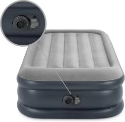 Intex Luchtbed - 1-Persoons - 99 X 191 X 42 Cm - Grijs - Met Pomp, Hoeslaken Zwart En Reparatieset 13 Intex Luchtbed - 1-Persoons - 99 X 191 X 42 Cm - Grijs - Met Pomp, Hoeslaken Zwart En Reparatieset -Campingwinkel 1200x1166 11