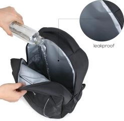 Koelrugtas - 23L - Wandelrugzak - Dagrugzak - Outdoor Rugzak - Dames & Heren - Zwart -Campingwinkel 1200x1168 12