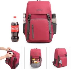Tourit - Koeltas Rugzak (25L) - Geschikt Voor 21 Blikjes - Lunchtas Voor Dames En Heren - Rood 15 Tourit - Koeltas Rugzak (25L) - Geschikt Voor 21 Blikjes - Lunchtas Voor Dames En Heren - Rood -Campingwinkel 1200x1171 19