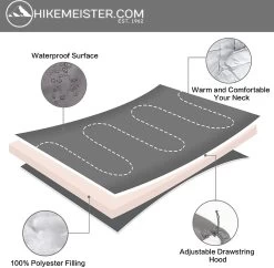 Meisterhome® Mummy Slaapzak - Kamperen - Antraciet - Ca. 220 X 75 Cm - Incl. Draagtas -Campingwinkel 1200x1176