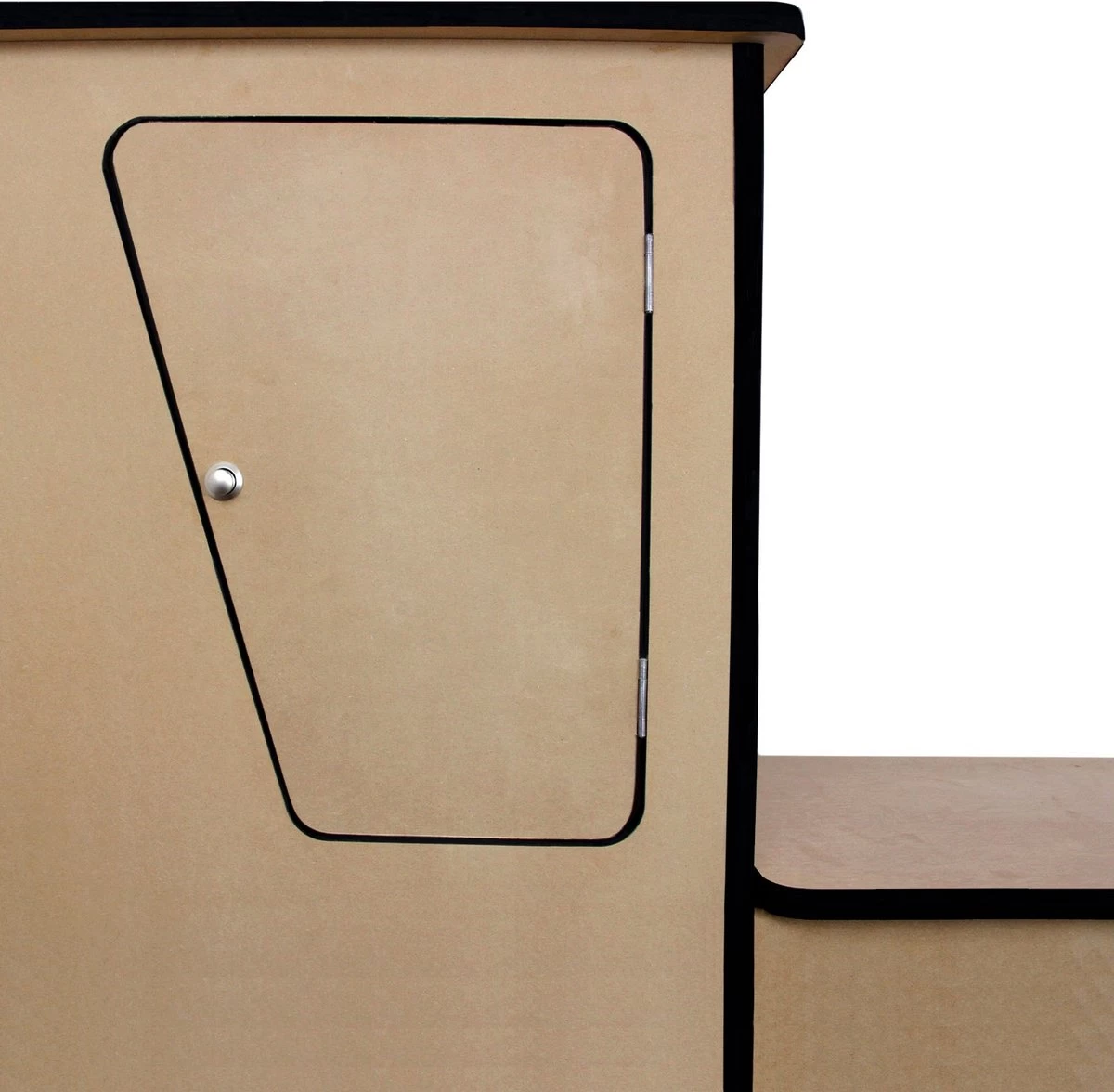 Camper Keuken MDF - Linkerkant EU - Inclusief Kledingstang + Wijnrek - Onbewerkt - Inbouw Kasten Inrichting Kampeerauto Caravan 4 Camper Keuken MDF - Linkerkant EU - Inclusief Kledingstang + Wijnrek - Onbewerkt - Inbouw Kasten Inrichting Kampeerauto Caravan - Afbeelding 4