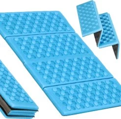 Springos Zitmat | Opvouwbaar Zitmatje | Zitkussen | 28 X 40 X 1 Cm | Blauw -Campingwinkel 1200x1177 3