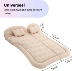 Opblaasbaar Auto Matras - Auto Luchtbed Grijs - Achterbank En Achterbak - Tweepersoons 3-in-1 Universeel Automatras - Inclusief Elektrische Pomp En Accessoires - Kampeer Luchtbed Voor Reizen -Campingwinkel 1200x1180 7