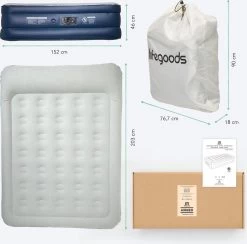LifeGoods Luchtbed - 2 Persoons - Met Ingebouwde Pomp - Incl. Draagtas En Reparatiekit 19 LifeGoods Luchtbed - 2 Persoons - Met Ingebouwde Pomp - Incl. Draagtas En Reparatiekit -Campingwinkel 1200x1184 9