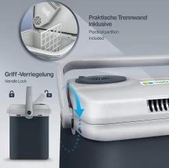 Tillvex- Koelbox, Coolbox, 32 Liter, Grijs -Campingwinkel 1200x1189 14