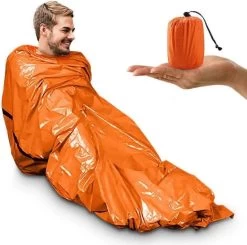 REPUS Nood Slaapzak | Life Bivy | Travel Safe |Lichtgewicht Slaapzak | Bivakzak | Extreme Light |Camperen | Outdoor | Camping | Musthave |Slaapzak | Wandelen | Tent | Reizen | Roadtrip | -Campingwinkel 1200x1189