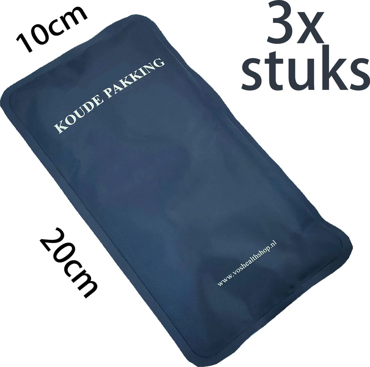 Platte Koelelementen - 3 Stuks - Hot / Cold Pack - 10 X 20 Cm - 180 Gram - Coolpack / Icepack - Voor Bij Blessures / Koeltas 1 Platte Koelelementen - 3 Stuks - Hot / Cold Pack - 10 X 20 Cm - 180 Gram - Coolpack / Icepack - Voor Bij Blessures / Koeltas