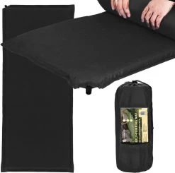Springos Slaapmat | Zelfopblazend | 180 Cm | Inclusief Hoes | Zwart -Campingwinkel 1200x1190 5