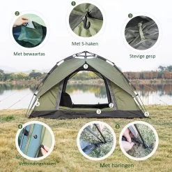 Sens Design Pop Up Tent - Tent - 2-3 Personen -Campingwinkel 1200x1197
