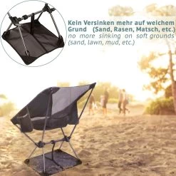 Smartpeas Camping Stoel Van Stevig 600D Polyester En Aluminium - Lichtgewicht En Opvouwbaar - Camping Gadget Inclusief Zijzakken +Plus: Strandmat & Draagtas -Campingwinkel 1200x1198 11