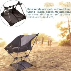 Smartpeas Campingstoel Van Stevig 600D Polyester En Aluminium - Lichtgewicht En Opvouwbaar - Camping Gadget Inclusief Zijzakken +Plus: Strandmat & Draagtas -Campingwinkel 1200x1198 9