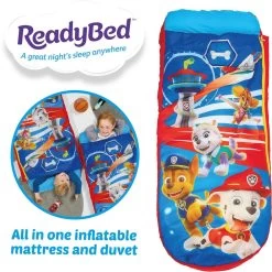 Paw Patrol Junior ReadyBed-2 In 1 Kids Sleeping Inflatable Air Bed In A Bag With A Pump, Polyester, Single -Campingwinkel 1200x1199 4