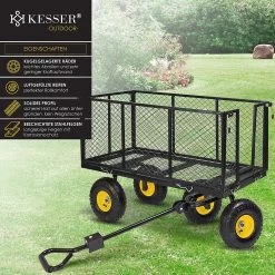 Exxen KESSER® Bolderkar, 550 Kg Belastbaar, Tuinwagen, Transportwagen, Tuinwagen, Uitneembaar Zeil, Gereedschapswagen, Handwagen, Veelzijdig Inzetbaar, Zwart 10 Exxen KESSER® Bolderkar, 550 Kg Belastbaar, Tuinwagen, Transportwagen, Tuinwagen, Uitneembaar Zeil, Gereedschapswagen, Handwagen, Veelzijdig Inzetbaar, Zwart -Campingwinkel 1200x1200 1010