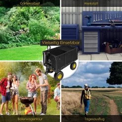 Exxen KESSER® Bolderkar, 550 Kg Belastbaar, Tuinwagen, Transportwagen, Tuinwagen, Uitneembaar Zeil, Gereedschapswagen, Handwagen, Veelzijdig Inzetbaar, Zwart 14 Exxen KESSER® Bolderkar, 550 Kg Belastbaar, Tuinwagen, Transportwagen, Tuinwagen, Uitneembaar Zeil, Gereedschapswagen, Handwagen, Veelzijdig Inzetbaar, Zwart -Campingwinkel 1200x1200 1011