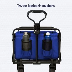 LifeGoods Bolderkar - Opvouwbaar - Draaibare Wielen - 2 Standen - 70KG Draagkracht - Blauw -Campingwinkel 1200x1200 1018