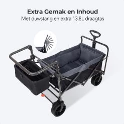 LifeGoods Bolderkar - Opvouwbaar - Tot 120KG - 103L - Extra Draagtas En Duwstang - Wasbaar Polyester - 98x45cm - Zwart/Grijs 21 LifeGoods Bolderkar - Opvouwbaar - Tot 120KG - 103L - Extra Draagtas En Duwstang - Wasbaar Polyester - 98x45cm - Zwart/Grijs -Campingwinkel 1200x1200 1048