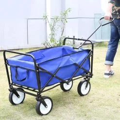 Merkloos Bolderkar - Bolderkar Opvouwbaar - Bolderwagen - Bolderwagen Opvouwbaar - Blauw -Campingwinkel 1200x1200 1053