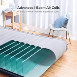 Sable Luxe Queen Size 2 Persoons Luchtmatras Met Ingebouwd Kussen, Opblaasbaar Luchtbed Met Ingebouwde Elektrische Pomp Voor Kamperen, Reizen Of Overnachtende Gasten Of Festival 12 Sable Luxe Queen Size 2 Persoons Luchtmatras Met Ingebouwd Kussen, Opblaasbaar Luchtbed Met Ingebouwde Elektrische Pomp Voor Kamperen, Reizen Of Overnachtende Gasten Of Festival -Campingwinkel 1200x1200 1110