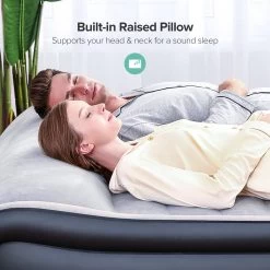 Sable Luxe Queen Size 2 Persoons Luchtmatras Met Ingebouwd Kussen, Opblaasbaar Luchtbed Met Ingebouwde Elektrische Pomp Voor Kamperen, Reizen Of Overnachtende Gasten Of Festival 13 Sable Luxe Queen Size 2 Persoons Luchtmatras Met Ingebouwd Kussen, Opblaasbaar Luchtbed Met Ingebouwde Elektrische Pomp Voor Kamperen, Reizen Of Overnachtende Gasten Of Festival -Campingwinkel 1200x1200 1111