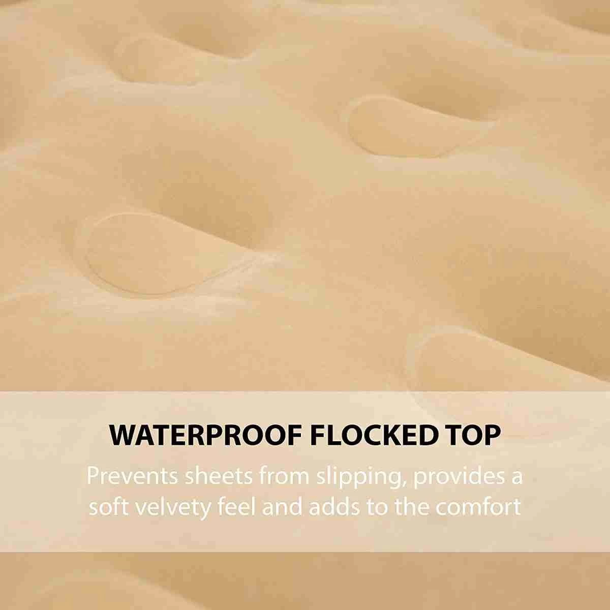 Merkloos Avenli 88030 Hoog Verhoogd Gevlokt Luchtbed | Queensize | Ingebouwde Pompen | Snelle En Gemakkelijke Inflatie 3 Merkloos Avenli 88030 Hoog Verhoogd Gevlokt Luchtbed | Queensize | Ingebouwde Pompen | Snelle En Gemakkelijke Inflatie - Afbeelding 3