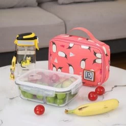 Brisby 4 Laags Geïsoleerde Koeltas - Lunchtas 1.5 Liter - Roze Pinguïn -Campingwinkel 1200x1200 1317