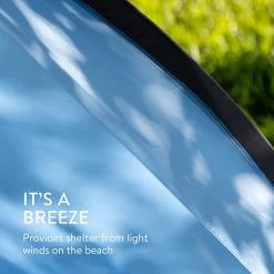 Navaris Windscherm Voor Het Strand - Zon- En Windbescherming Voor Drie Personen - Pop-up Speeltent Met UV- Bescherming - Beach Shelter Met Draagtas 10 Navaris Windscherm Voor Het Strand - Zon- En Windbescherming Voor Drie Personen - Pop-up Speeltent Met UV- Bescherming - Beach Shelter Met Draagtas -Campingwinkel 1200x1200 132