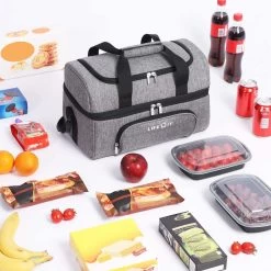 Lifewit 20L Koeltas | 20 Liter | Opvouwbaar | Koelbox-Koeltas | Isolatietas/ Picknicktas Voor Levensmiddelen / Grijs 10 Lifewit 20L Koeltas | 20 Liter | Opvouwbaar | Koelbox-Koeltas | Isolatietas/ Picknicktas Voor Levensmiddelen / Grijs -Campingwinkel 1200x1200 1341