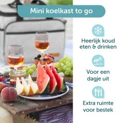 ForDig Koeltas L Grijs (15 Liter) - Gemaakt Van 600D Polyester Met PEVA-Voering - Ruimte Voor 20 Blikjes Of 10 Halve Liter Flessen - Opvouwbaar Koel Tas Met Easy-Acces Flap - Ruimte Voor Bestek - Picknick Cool Bag - Coolerbag - Grote Cooler -Campingwinkel 1200x1200 1344