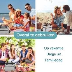 ForDig Koeltas L Grijs (15 Liter) - Gemaakt Van 600D Polyester Met PEVA-Voering - Ruimte Voor 20 Blikjes Of 10 Halve Liter Flessen - Opvouwbaar Koel Tas Met Easy-Acces Flap - Ruimte Voor Bestek - Picknick Cool Bag - Coolerbag - Grote Cooler -Campingwinkel 1200x1200 1345